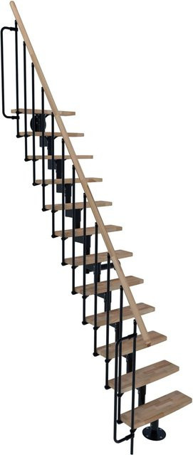 Minka Raumspartreppe Joker in Buche und Schwarz für eine Raumhöhe bis 304 cm - Bild 1