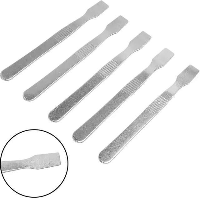 Mrgabwte Handy-Reparaturwerkzeug-Set aus Memory-Metall in Silber mit Schabermesser, Lötpasten-Mischmesser und Hebelwerkzeug für iPhone-Reparaturen - Bild 1