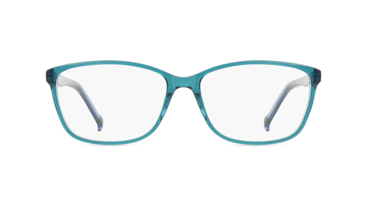 Fielmann BD 566 FLEX CL Korrektionsbrille, Vollrand, Butterfly, Acetat, Damen, Grün, Transparent, Türkis - Bild 1