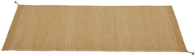 Muuto Ply Teppich in Orange aus neuseeländischer Wolle im skandinavischen Stil - Bild 1