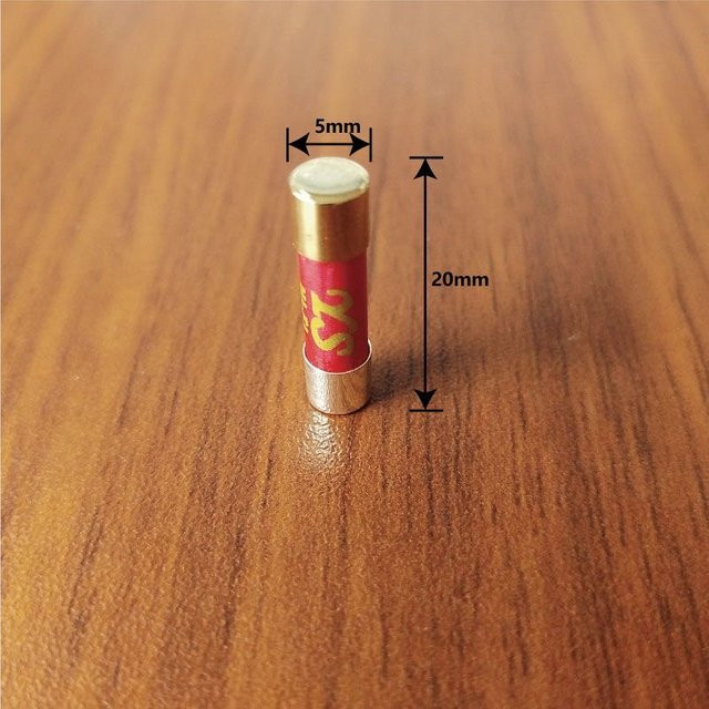 High-End HIFI Nano Sicherung für CD Audio Verstärker und Amp Decoder, Gold und Silber beschichtet, 5 x 20 mm, 6 x 32 mm - Bild 1