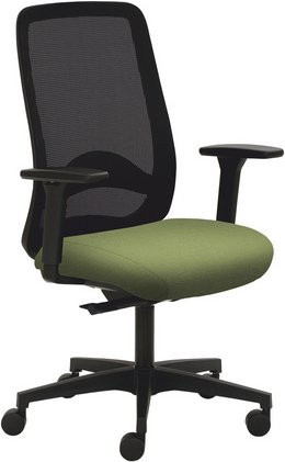 Mayer Sitzmöbel Drehstuhl 2228 in Grün mit Armlehnen und Rollen, B: 70 cm, H: 63 cm - Bild 1