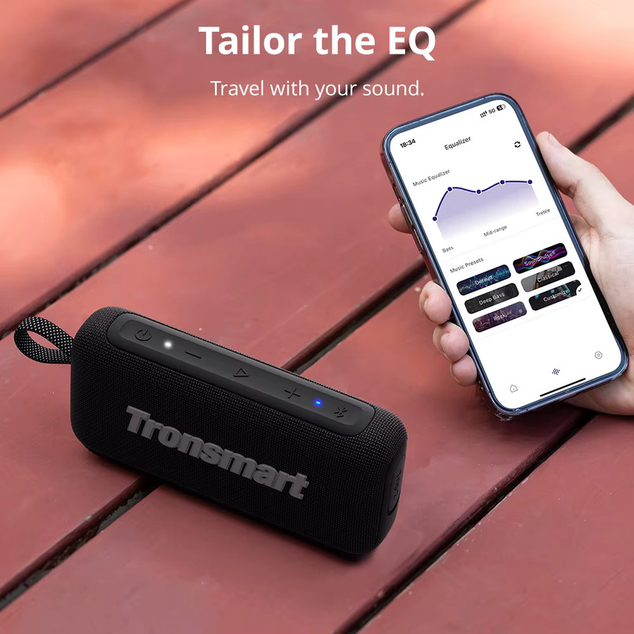 Tronsmart Trip 2 Tragbarer Bluetooth-Lautsprecher Schwarz - Bild 5