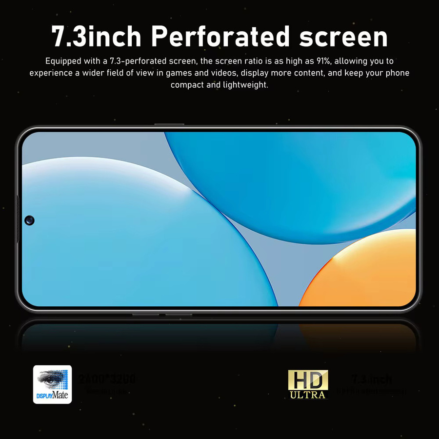 CHOTOG Smartphone X7 Pro 5G Globale Version in Gelb mit 22 GB RAM, 2 TB Speicher und 7800 mAh Akku - Bild 3