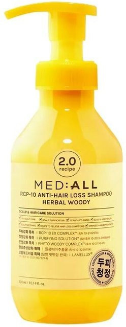 MED:ALLE RCP-10 Anri-Haarausfall-Shampoo 2.0, 300 ml, Menthol - Bild 1