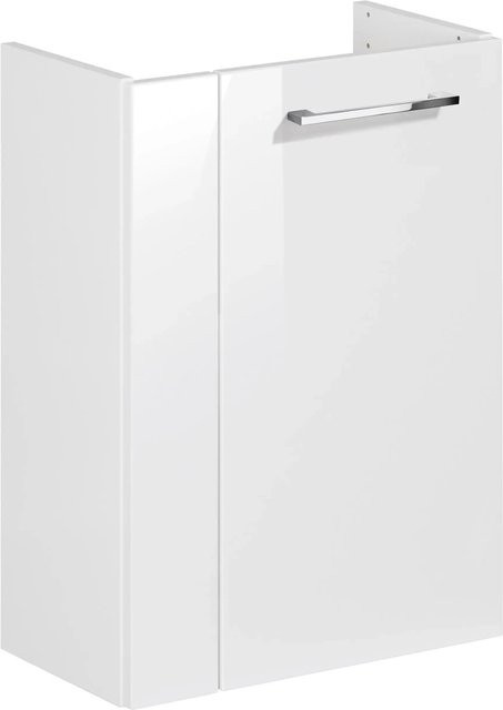 Fackelmann Waschbeckenunterschrank SBC für Badezimmer und Gäste-WC, Weiß, B/H/T: 44 x 60 x 24,3 cm - Bild 1