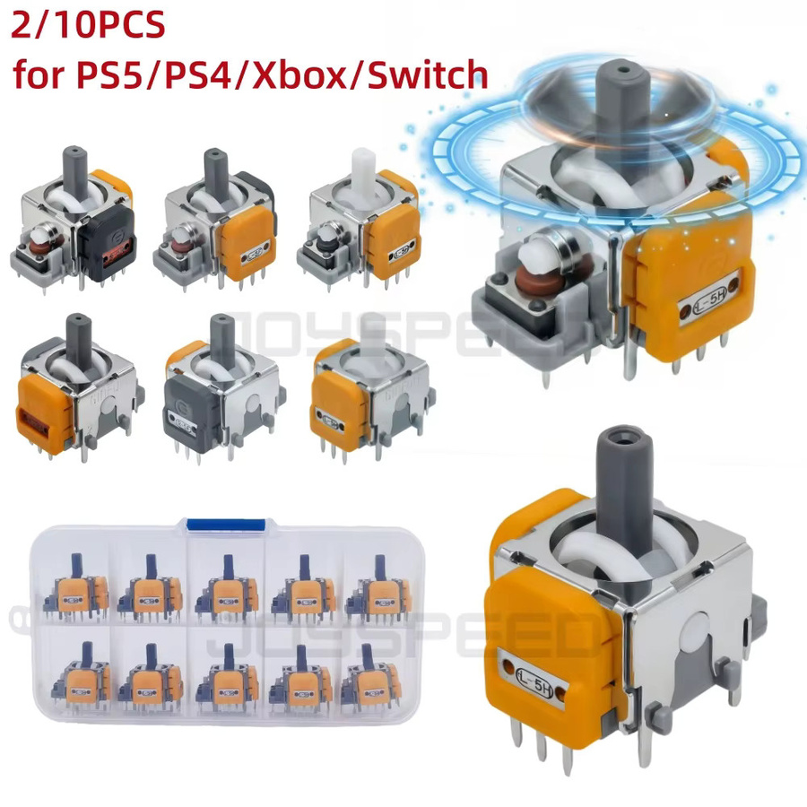 Hall-Effekt-Joystick Ersatzmodul für PS5 DualSense, PS4, Xbox Series X S und Nintendo Switch Pro Controller, 3D Analog Stick in Multicolor - Bild 2