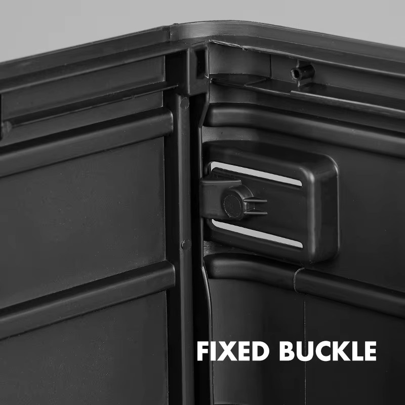 Blackdog Faltbare Aufbewahrungsbox aus Kunststoff für Outdoor und Camping, Schwarz, Volumen: 60 l - Bild 4