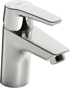 Hansa Waschtisch-Einhebelmischer HANSAPOLO Eco in Chrom mit sparsamem Wasserfluss und 103 mm Ausladung - Bild 1