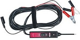 KS-Tools Funktionsprüflampe 6-24V DC in Schwarz mit 5 Meter Kabel - Bild 1