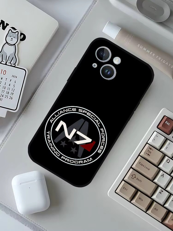 Mesuca N7 M-Mass Effect Handyhülle für iPhone 11 bis iPhone 17 Pro Max in Schwarz - Bild 7