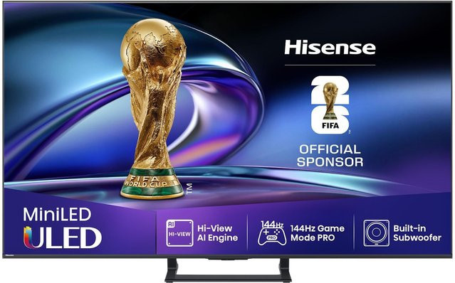 Hisense 65E8Q ULED Mini LED Smart TV 4K Ultra HD in Schwarz - Bild 2