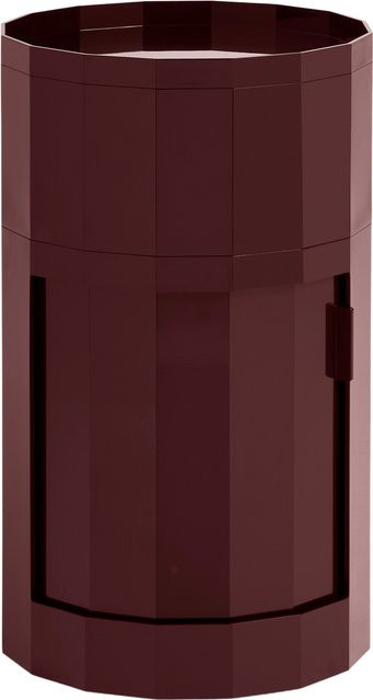HAY Facet Cabinet mit Schwenktüren in Rot und Braun - Bild 1