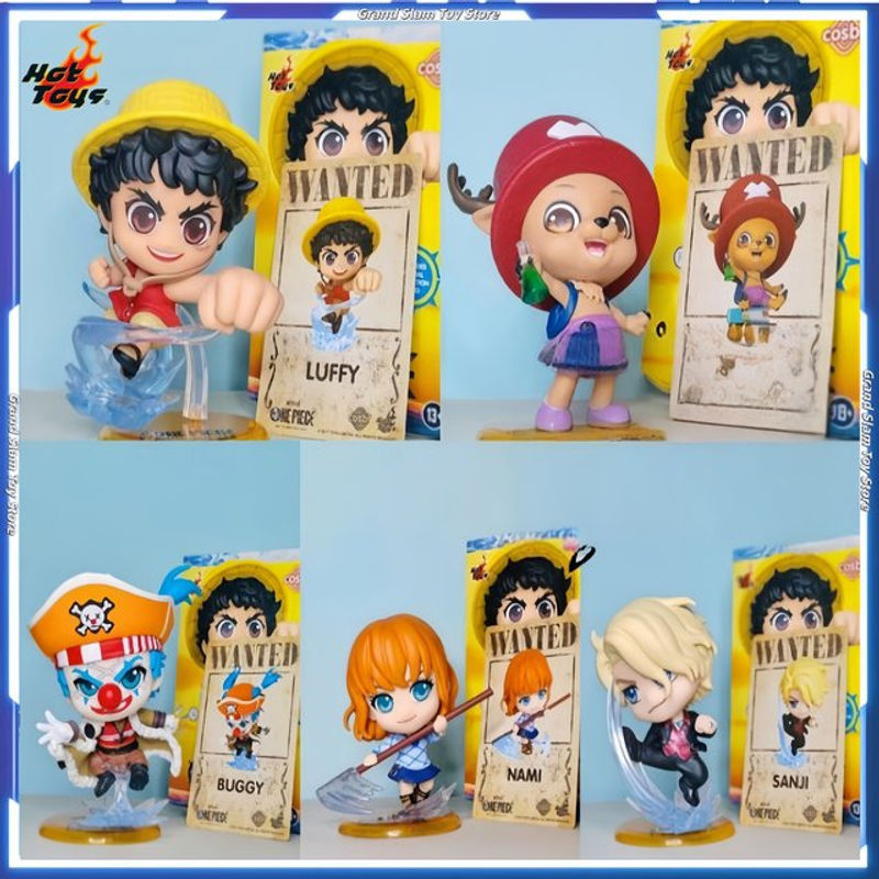 Hot Toys One Piece Cosbi Mini-Figur Blind Box Mehrfarbige Anime Sammlerfigur aus Kunststoff - Bild 1
