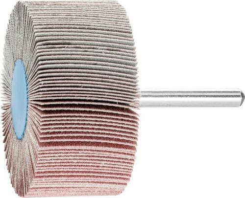PFERD Korund Fächerschleifer A180 für Feinschliff und Finish, Durchmesser: 60 mm, Schaft-Durchmesser: 6 mm, 10 Stück, Multicolor - Bild 1