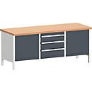 Bott Kastenwerkbank 2078-2.3 in Anthrazitgrau, B/T/H: 120 x 75 x 200 cm - Bild 2