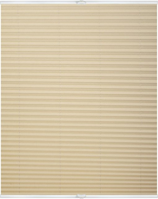 Lichtblick Plissee Klemmfix beige, B: 50 cm, H: 130 cm - Bild 1