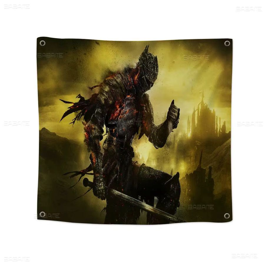 Potdemiel Dark Souls Hängende Flagge aus Polyester mit Kreativem Muster - Bild 4