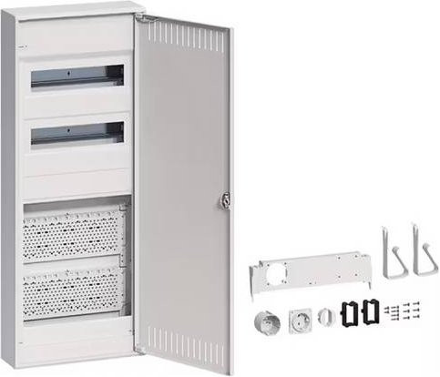 Hager VA602NWH Kleinverteiler bestückt mit 1 Stück - Bild 1
