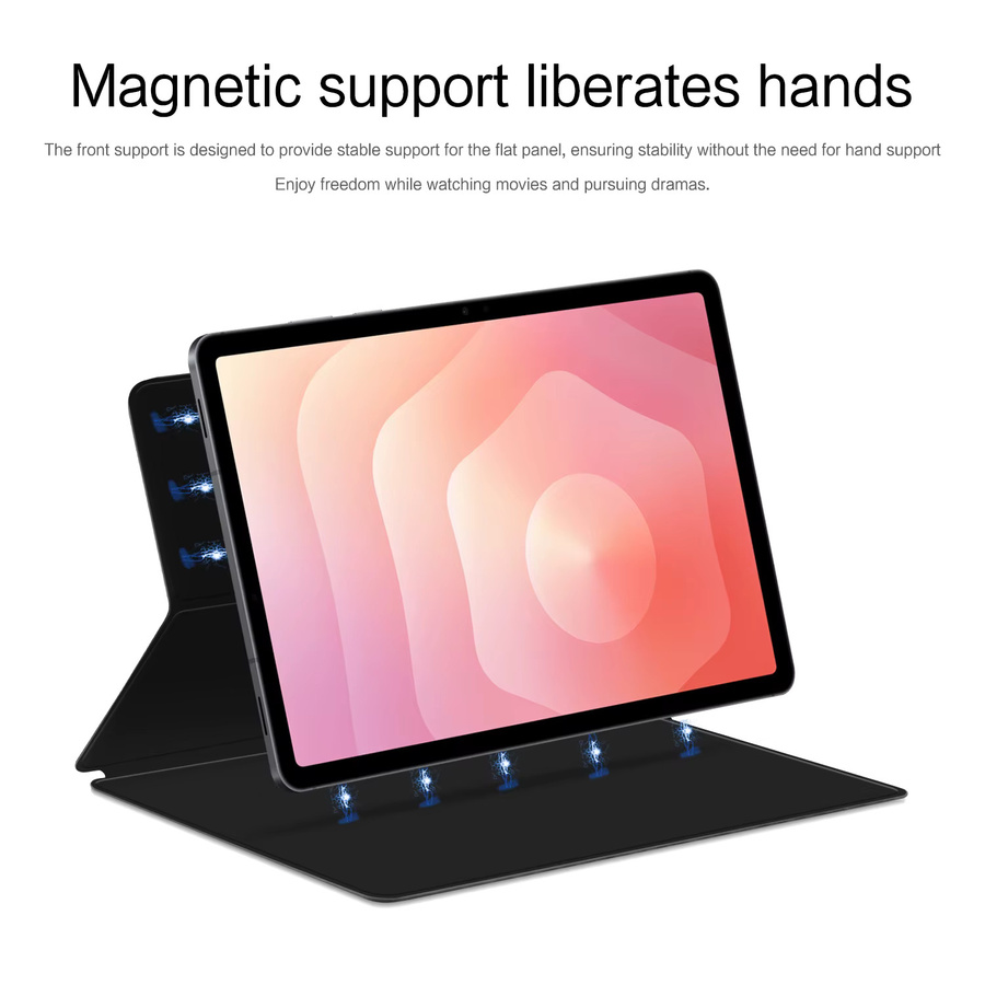 AJIUYU Magnetische Smart Book Cover Hülle für Samsung Galaxy Tab S11 und Tab S11 Ultra in Schwarz oder Grün - Bild 3