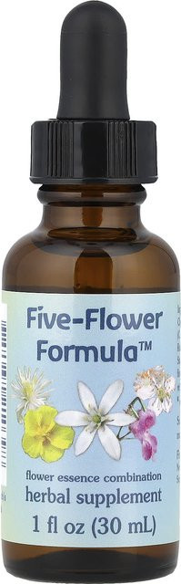 Flower Essence Services Fünf Blüten Formel Blütenessenz Kombination, 30 ml, Unisex - Bild 1