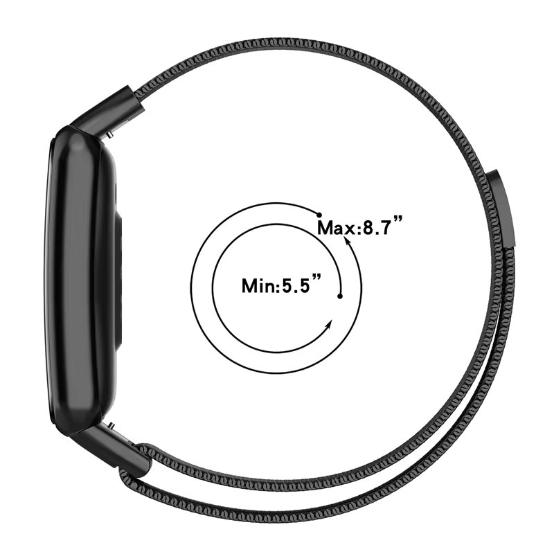 jansin Uhrenarmband Edelstahl, Silber, Unisex - Bild 3