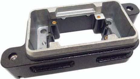 HARTING Anbaugehäuse 09 40 006 0391 09400060391 aus Aluminium in Grau - Bild 1