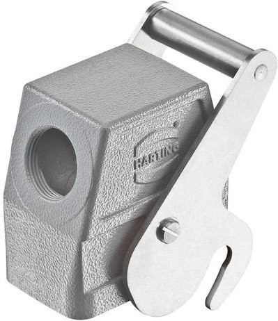HARTING Tüllengehäuse 19 30 010 0587 aus Edelstahl in Silber - Bild 1