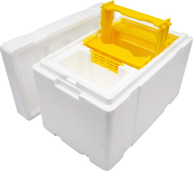 Gloria Bienenzucht-Box aus Schaumstoff für Königinnen und Bestäuber, Weiß - Bild 1