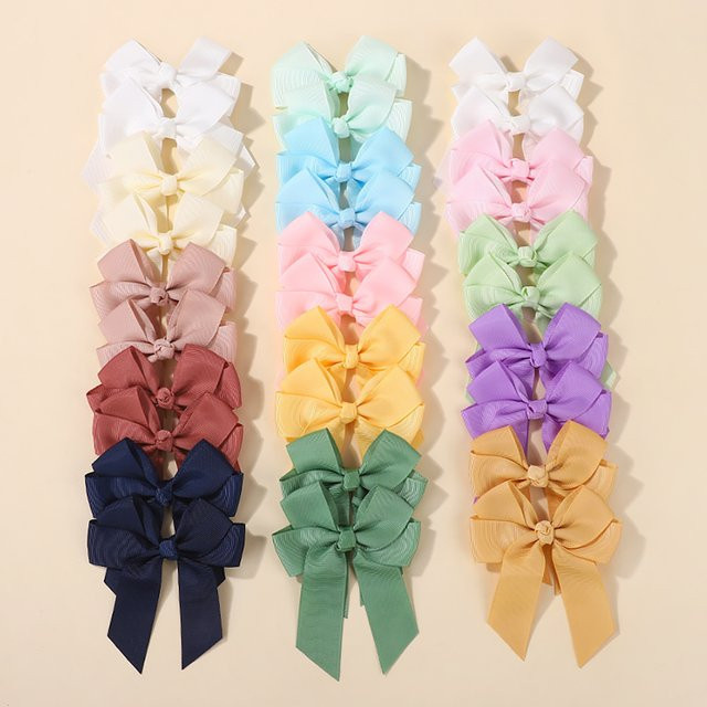 KIDS BOWS Haarspangen-Set, Quasten, Schleifenband, Mädchen - Bild 1