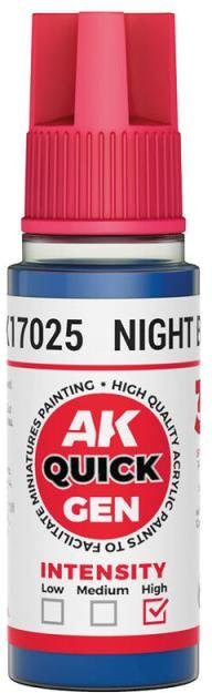 AK Interactive Night Blue, Blau, 18 ml - Bild 1