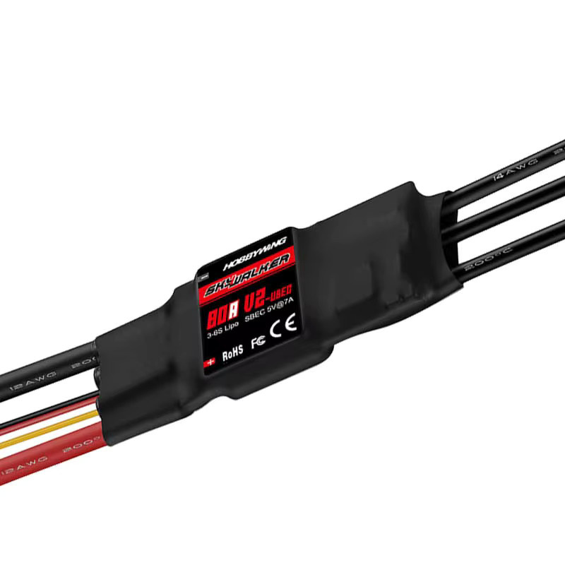 Hobbywing Skywalker ESC mit UBEC für RC Flugzeuge Hubschrauber, bürstenloser Motor - Bild 1