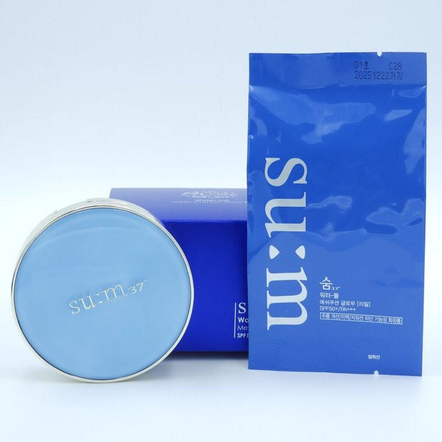su:m37 Water-Full Mesh Cushion Glow, Natural Beige, LSF 50+, 2 x 15g - Bild 1