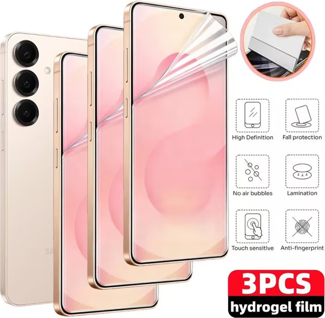 Samsung Hydrogel-Displayschutzfolie für verschiedene Modelle, transparente Vollabdeckung, 2-3 Stück - Bild 1