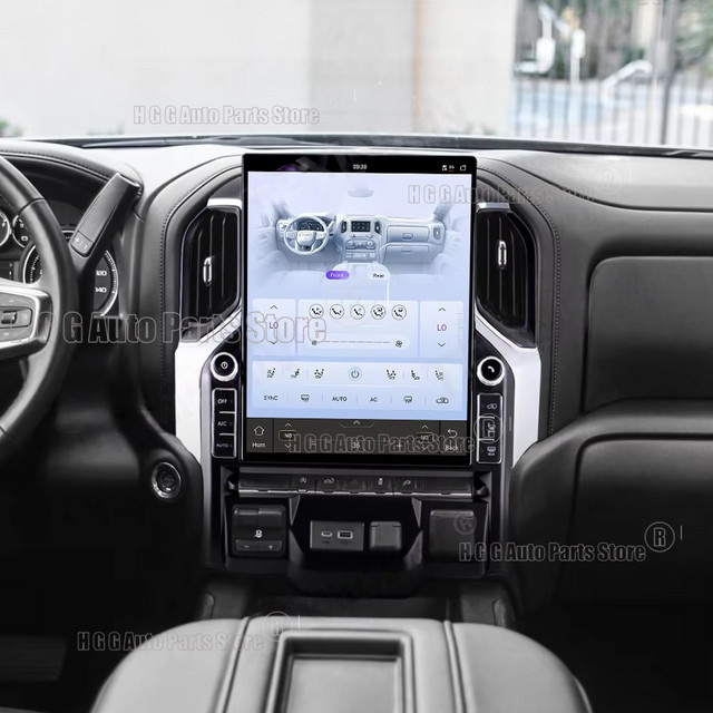 YANFU Multimedia Autoradio mit 16,2 Zoll Display für Chevrolet Silverado und GMC Sierra (2019-2023) inklusive GPS und CarPlay in Schwarz - Bild 1