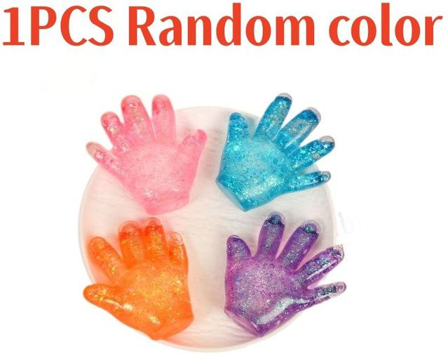 Squishy Fidget Spielzeug, Weiches TPR, Langsamer Rückprall, Glitzer Maltose Farbe - Bild 1