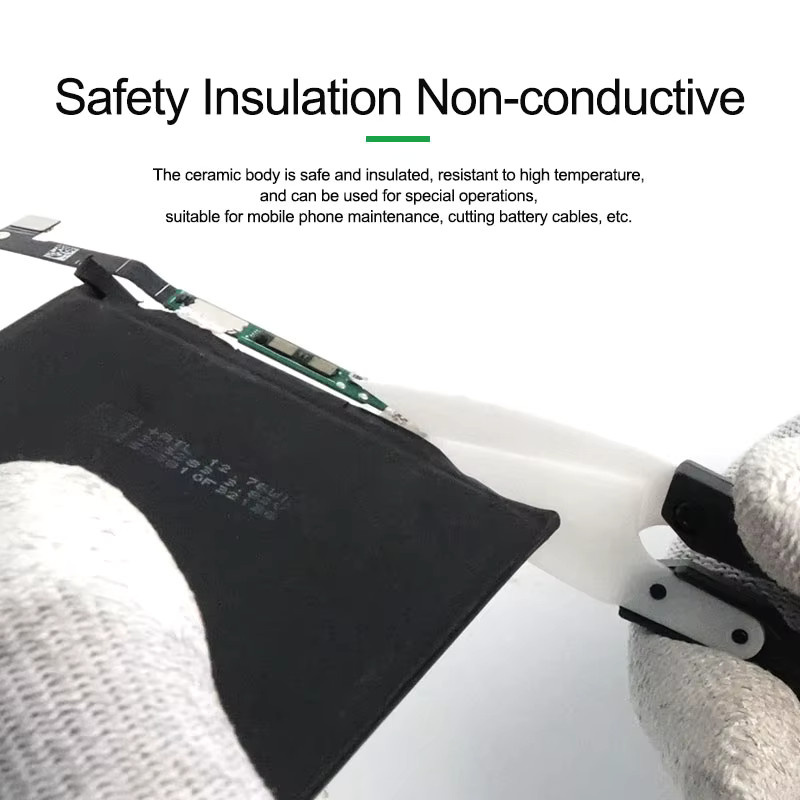 RELIFE RL-102 Isolierte Keramik-U-Schere für die Mobiltelefon-Reparatur und zum Schneiden von Batteriekabeln - Bild 2