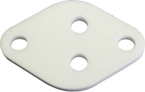 QuickCool 5032-00045C Isolierscheibe aus Keramik in Weiß für TO-3A Gehäuse, Breite: 26,2 mm, Länge: 40,5 mm - Bild 1