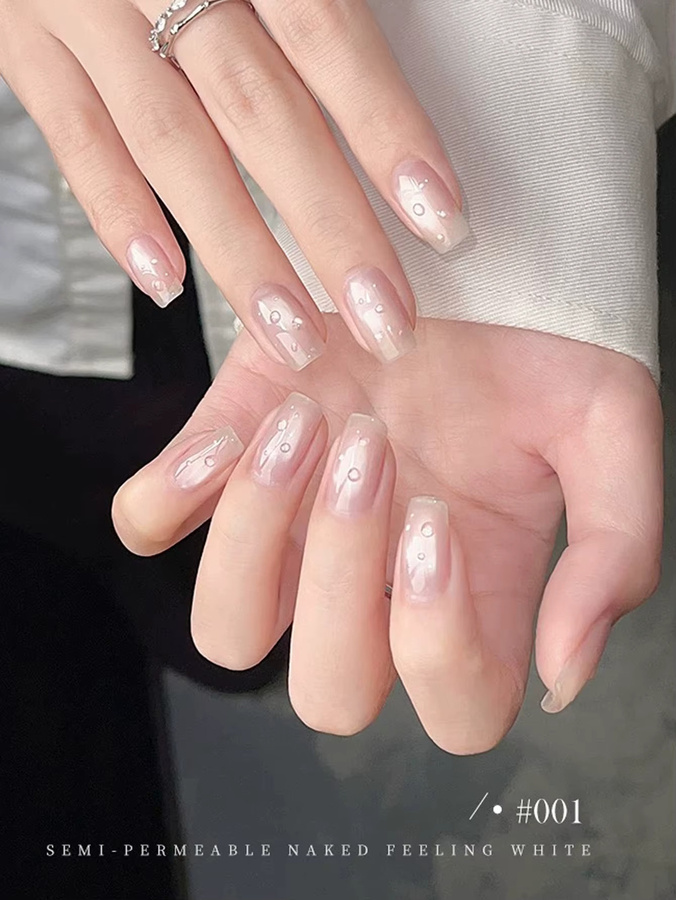 SHAKA Wassertropfen Top Coat Gel Nagellack, Glänzend, 2 Stück - Bild 3