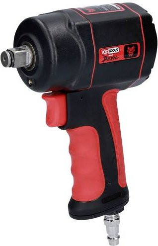 KS Tools THE miniDEVIL Hochleistungs-Druckluft-Schlagschrauber 1/2 Zoll in Schwarz - Bild 1