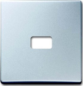 Busch-Jaeger Wippe offen für Symbol 2120-33 in Silber mit IP44 Schutzart und Schraubmontage - Bild 1