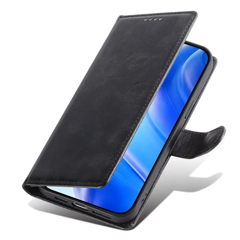 Luxus Magnetische Brieftasche Flip Case für Motorola MOTO Edge 60, 50 Fusion, G Stylus und Play E13 in Schwarz oder Pink - Bild 5