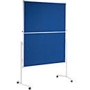 MAUL Moderationstafel Pro klappbar als Textil-Whiteboard in Blau, B: 120 cm, H: 150 cm - Bild 2