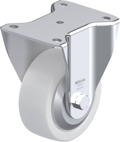Blickle Bockrolle BH-SPO 127K-FA in Weiß, Rad-Durchmesser: 125 mm, Tragfähigkeit: 750 kg - Bild 1