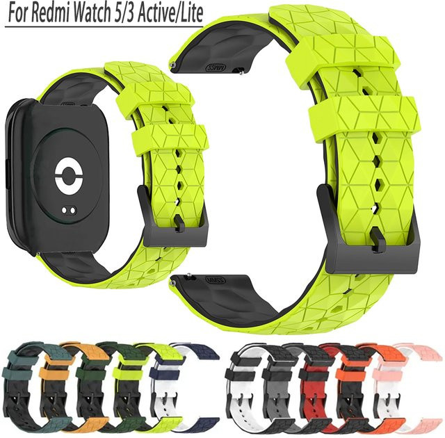 Silikonarmband CAOWTAN für Xiaomi Redmi Watch 5 Active, 5 Lite, 3 Active und 3 Lite, Breite: 22 mm - Bild 1