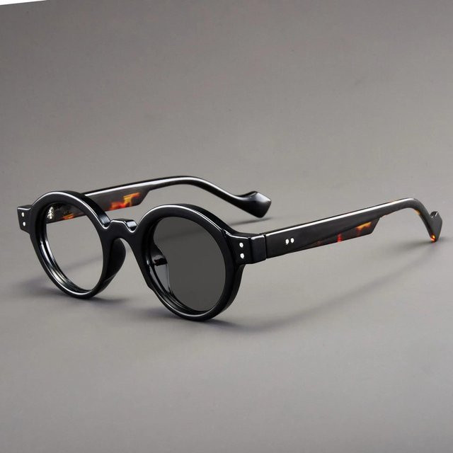 Yiran glasses Lesebrille, Rund, Vollrand, Kunststoff, Grau, Damen - Bild 1