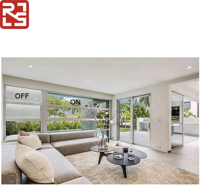 Selbstklebende PDLC Smart Film Fensterfolie von XMSJ in Transparent für Glasschiebetüren - Bild 1