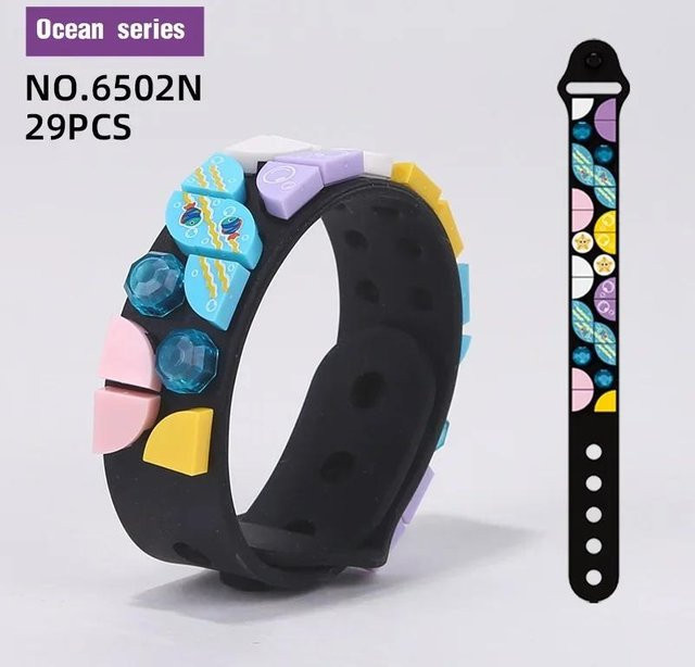 Yiran toy Bauklötze Armband Punkte DIY Bastelset, 29-teiliges Set, ab 4 Jahren - Bild 1