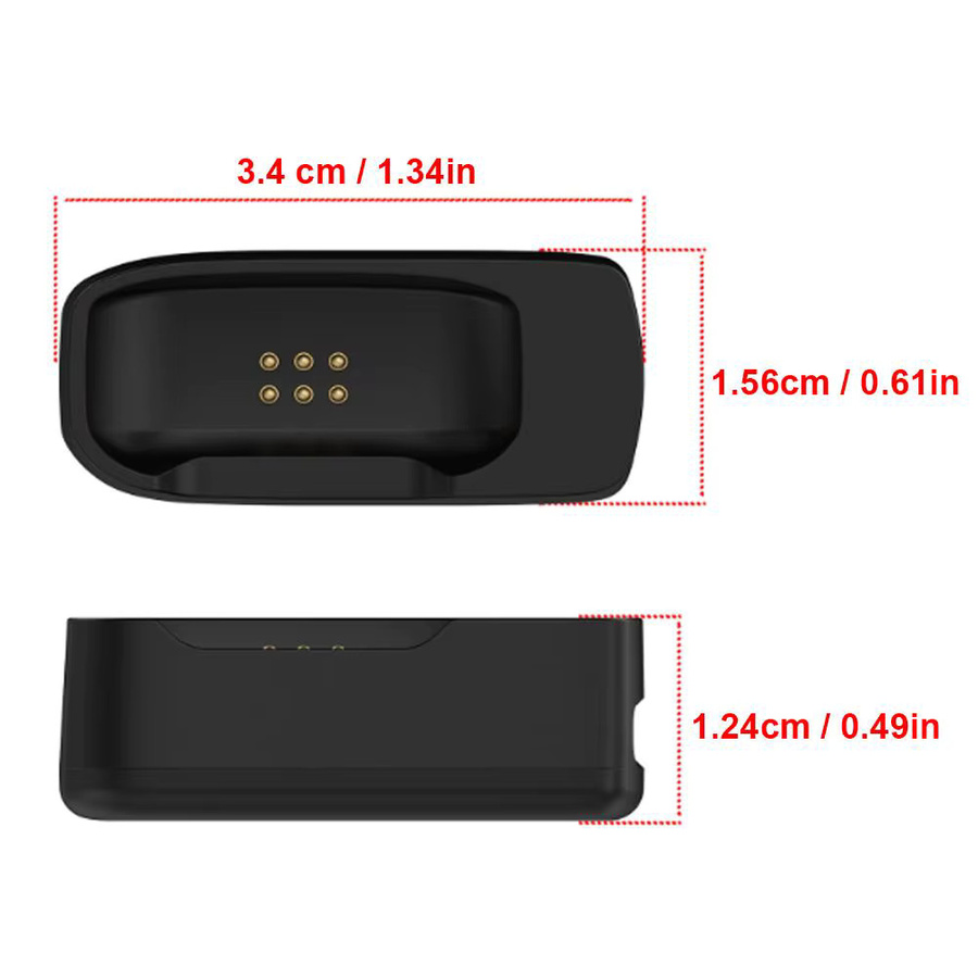 DJI Magnetische Ladestation für Mic Mini 2 und Mic 3 Sender in Schwarz mit Ladekabel Adapter Zubehör - Bild 5