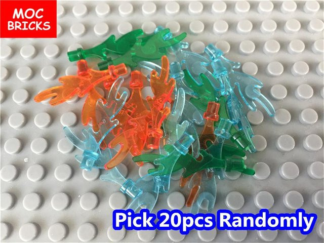 Yiran toy MOC Steine Flamme Feuer Fackel mit Feder Schwanz, 20-teiliges Set, ab 6 Jahren - Bild 1